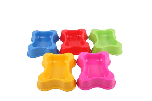 Plastic Bone Shape Pet Bowl(PB 1907)