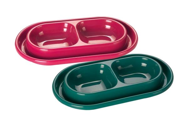 Ant Free Dual Plastic Pet Bowls(PB 1013)