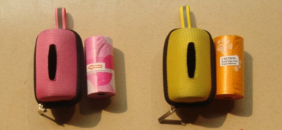 Fabric Pet Waste Bag Dispenser(PT 0152)