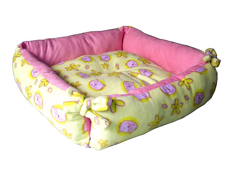 Bowknot Tied Square Pet Bed(PBD 1606)