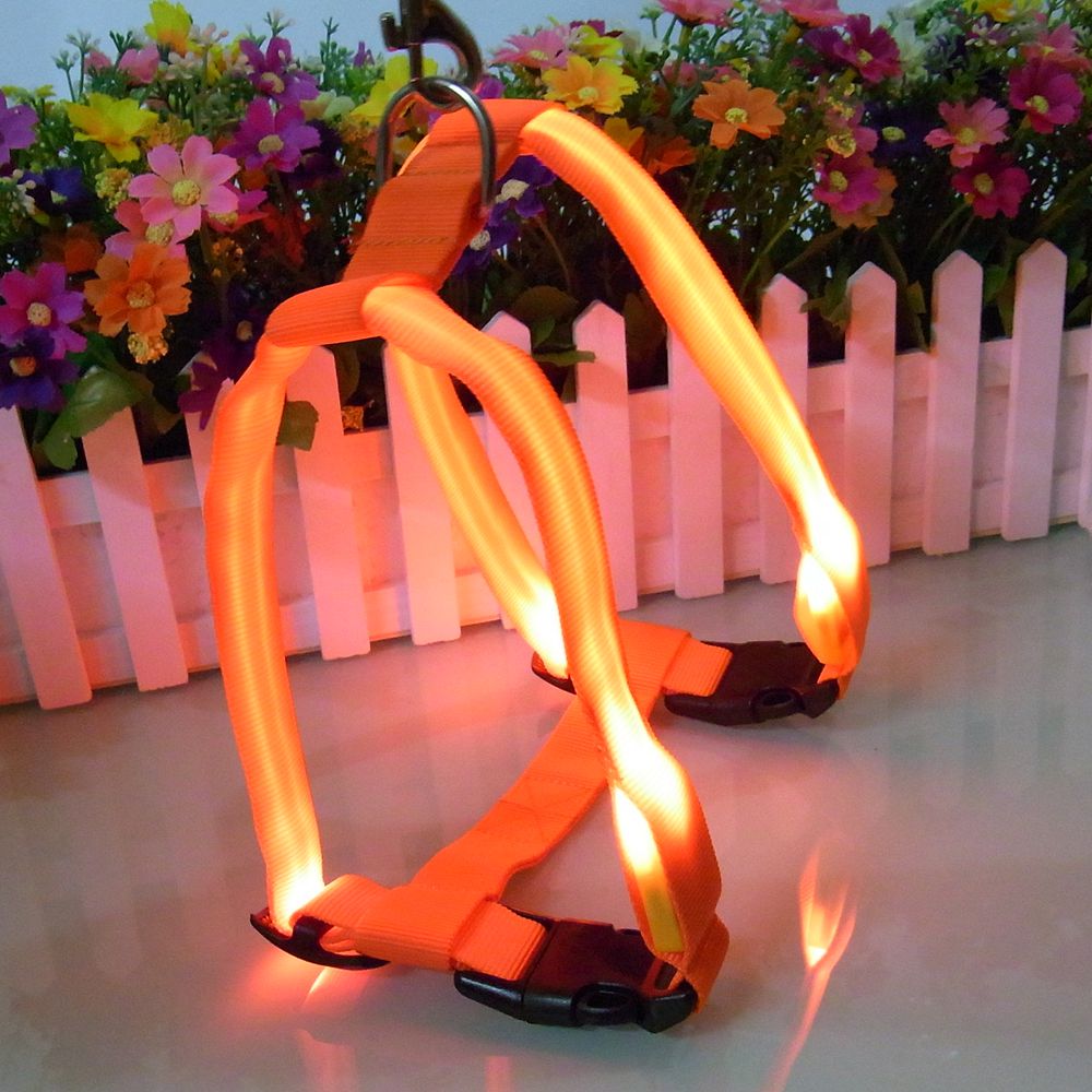 LED flashing dog harness (PLH220B)