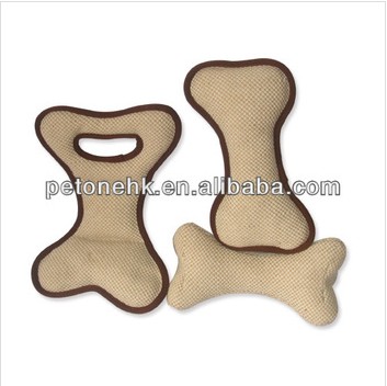 Squeaky X'mas Bear Bone Toy (PT6797 )