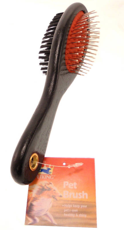 Double Sided Wood Dog & Cat Brush(PGT 6002)