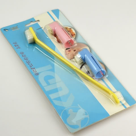 New Dog Puppy Pet Dental Grooming Tooth Brush Cleaning Set(PGT 6031 & 6032)