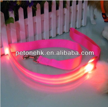 pet custom led dog leashes