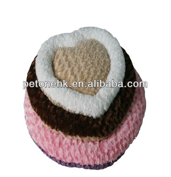 2014 popular sweet heart shaped pet bed