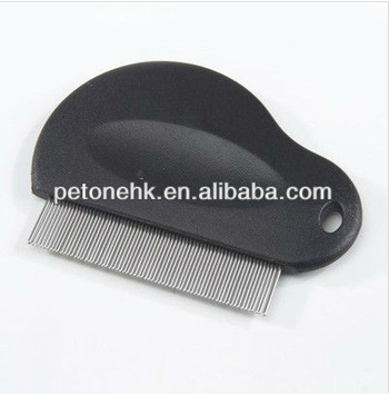 Pet Grooming Tools Contoured Grip Flea Comb