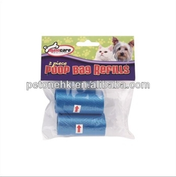 2 pieces dog waste poop bag