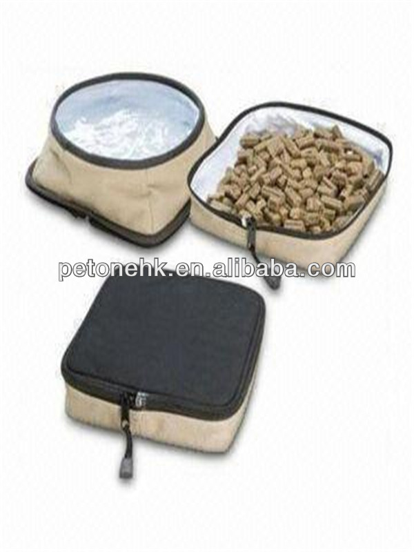 dog nylon travel pet bowls