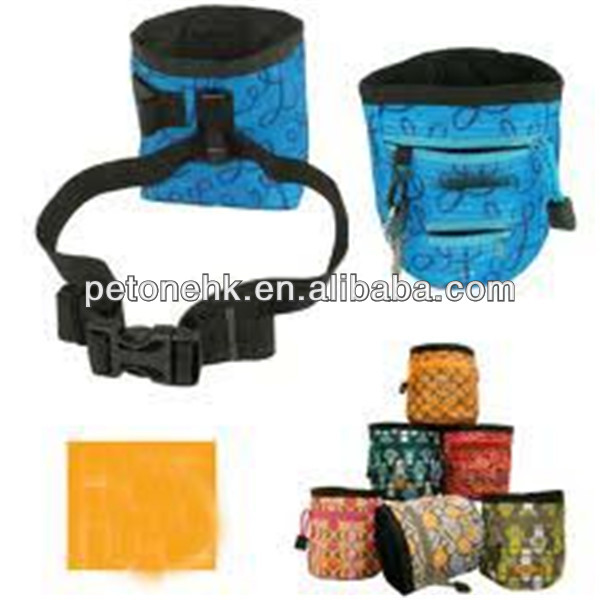 foldable travel dog treat bag