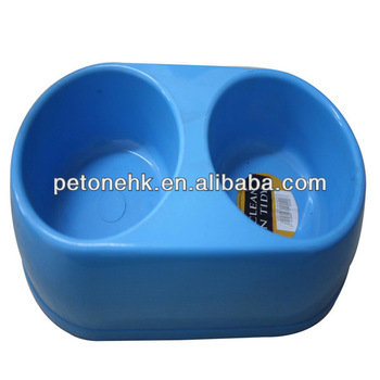 double adjustable height dog feeder