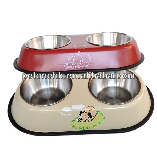 pet resin dog bowl