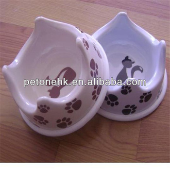 novelty dog double diner pet bowl
