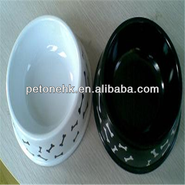 printed melamine dog bowl