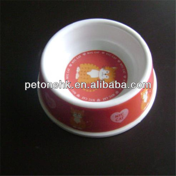 safe dog melamine pet bowl