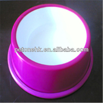 dog print melamine bowl