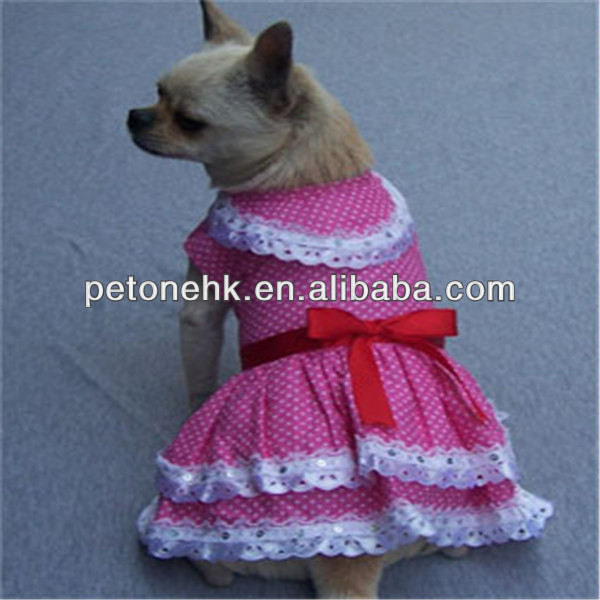 fashionable pet dog dress
