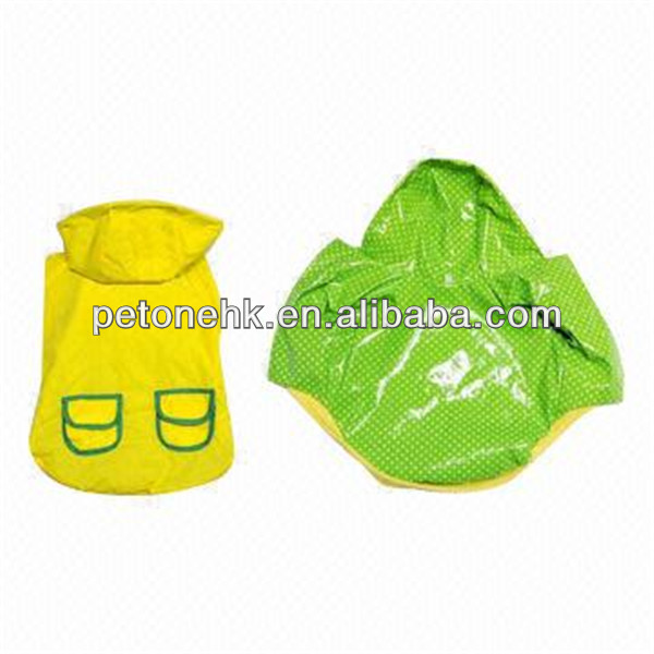 fashion Reversible Dog Raincoat