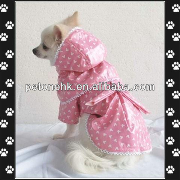 fashion dog rain coat